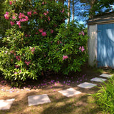 Maxbell Outdoor Stepping Stone Patio Lawn Paver Easy Installation with Ground Stakes Hexagonal