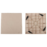 Maxbell Outdoor Stepping Stone Patio Lawn Paver Easy Installation with Ground Stakes Square