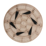 Maxbell Outdoor Stepping Stone Patio Lawn Paver Easy Installation with Ground Stakes Round