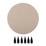 Maxbell Outdoor Stepping Stone Patio Lawn Paver Easy Installation with Ground Stakes Round