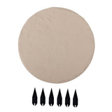 Maxbell Outdoor Stepping Stone Patio Lawn Paver Easy Installation with Ground Stakes Round