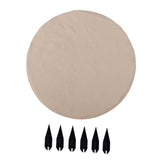 Maxbell Outdoor Stepping Stone Patio Lawn Paver Easy Installation with Ground Stakes Round