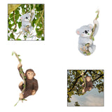 Maxbell Garden Animal Hanging Decor Artwork Garden Decoration for Yard Outside Patio Koala