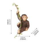 Maxbell Garden Animal Hanging Decor Artwork Garden Decoration for Yard Outside Patio Orangutan