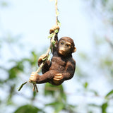Maxbell Garden Animal Hanging Decor Artwork Garden Decoration for Yard Outside Patio Orangutan