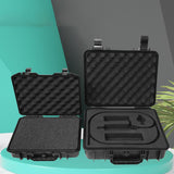 Maxbell Portable Toolbox Storage Case Practical Sturdy Tool Case for Small Equipment 27.8cmx19.8cmx7.5cm