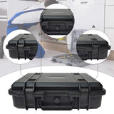 Maxbell Portable Toolbox Storage Case Practical Sturdy Tool Case for Small Equipment 27.8cmx19.8cmx7.5cm
