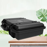 Maxbell Portable Toolbox Storage Case Practical Sturdy Tool Case for Small Equipment 27.8cmx19.8cmx7.5cm