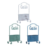Maxbell Iron Planter Pot Planter Stand Metal Planter Basket for Garden Balcony Patio White