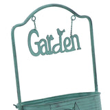 Maxbell Iron Planter Pot Planter Stand Metal Planter Basket for Garden Balcony Patio Green