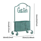 Maxbell Iron Planter Pot Planter Stand Metal Planter Basket for Garden Balcony Patio Green