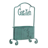 Maxbell Iron Planter Pot Planter Stand Metal Planter Basket for Garden Balcony Patio Green