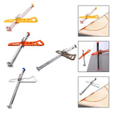 Maxbell Gypsum Board Cutter Portable Multifunction Hand Push Drywall Cutting Machine 12 Wheels Yellow