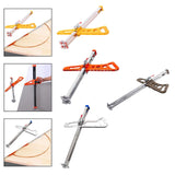 Maxbell Gypsum Board Cutter Portable Multifunction Hand Push Drywall Cutting Machine 12 Wheels Yellow