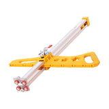 Maxbell Gypsum Board Cutter Portable Multifunction Hand Push Drywall Cutting Machine 12 Wheels Yellow