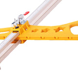 Maxbell Gypsum Board Cutter Portable Multifunction Hand Push Drywall Cutting Machine 12 Wheels Yellow