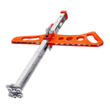Maxbell Gypsum Board Cutter Portable Multifunction Hand Push Drywall Cutting Machine 17 Wheels Nylon Handle
