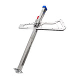 Maxbell Gypsum Board Cutter Portable Multifunction Hand Push Drywall Cutting Machine 17 Wheels Aluminum Handle