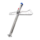 Maxbell Gypsum Board Cutter Portable Multifunction Hand Push Drywall Cutting Machine 17 Wheels Aluminum Handle