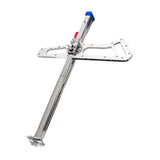 Maxbell Gypsum Board Cutter Portable Multifunction Hand Push Drywall Cutting Machine 17 Wheels Aluminum Handle