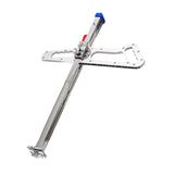 Maxbell Gypsum Board Cutter Portable Multifunction Hand Push Drywall Cutting Machine 17 Wheels Aluminum Handle