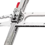 Maxbell Gypsum Board Cutter Portable Multifunction Hand Push Drywall Cutting Machine 17 Wheels Aluminum Handle