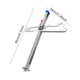 Maxbell Gypsum Board Cutter Portable Multifunction Hand Push Drywall Cutting Machine 17 Wheels Aluminum Handle