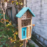 Maxbell Bee Hotel Shelter Nest Box Weatherproof Garden Habitat Handmade Bee Beees