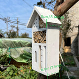 Maxbell Bee Hotel Shelter Nest Box Weatherproof Garden Habitat Handmade Bee Beees