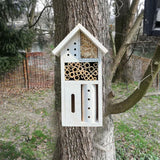Maxbell Bee Hotel Shelter Nest Box Weatherproof Garden Habitat Handmade Bee Beees