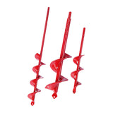 Maxbell 3Pcs Auger Drill Bit for Planting Bedding for Garden Fence Borer Flower Bulb 22cm 37cm 30cm