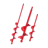 Maxbell 3Pcs Auger Drill Bit for Planting Bedding for Garden Fence Borer Flower Bulb 22cm 37cm 30cm