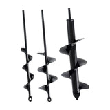 Maxbell 3Pcs Auger Drill Bit for Planting Bedding for Garden Fence Borer Flower Bulb 4x30cm 7x30cm 9x30cm