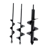 Maxbell 3Pcs Auger Drill Bit for Planting Bedding for Garden Fence Borer Flower Bulb 4x30cm 7x30cm 9x30cm