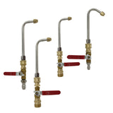 Maxbell Pressure Washer Hose Valve Wand Curved Rod Pressure Washer Fitting Accessory Length 27cm