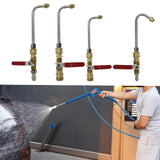 Maxbell Pressure Washer Hose Valve Wand Curved Rod Pressure Washer Fitting Accessory Length 27cm