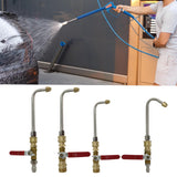 Maxbell Pressure Washer Hose Valve Wand Curved Rod Pressure Washer Fitting Accessory Length 27cm