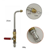 Maxbell Pressure Washer Hose Valve Wand Curved Rod Pressure Washer Fitting Accessory Length 27cm