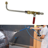 Maxbell Pressure Washer Hose Valve Wand Curved Rod Pressure Washer Fitting Accessory Length 27cm