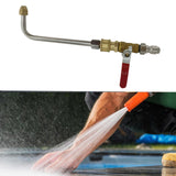 Maxbell Pressure Washer Hose Valve Wand Curved Rod Pressure Washer Fitting Accessory Length 27cm