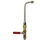 Maxbell Pressure Washer Hose Valve Wand Curved Rod Pressure Washer Fitting Accessory Length 27cm