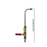 Maxbell Pressure Washer Hose Valve Wand Curved Rod Pressure Washer Fitting Accessory Length 27cm