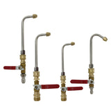 Maxbell Pressure Washer Hose Valve Wand Curved Rod Pressure Washer Fitting Accessory Length 27cm