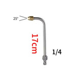 Maxbell Pressure Washer Hose Valve Wand Curved Rod Pressure Washer Fitting Accessory Length 27cm M22