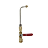 Maxbell Pressure Washer Hose Valve Wand Curved Rod Pressure Washer Fitting Accessory Length 27cm M22