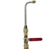Maxbell Pressure Washer Hose Valve Wand Curved Rod Pressure Washer Fitting Accessory Length 27cm M22