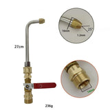Maxbell Pressure Washer Hose Valve Wand Curved Rod Pressure Washer Fitting Accessory Length 27cm M22