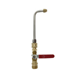 Maxbell Pressure Washer Hose Valve Wand Curved Rod Pressure Washer Fitting Accessory Length 23.5cm M22