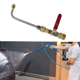 Maxbell Pressure Washer Hose Valve Wand Curved Rod Pressure Washer Fitting Accessory Length 23.5cm M22