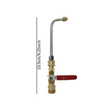 Maxbell Pressure Washer Hose Valve Wand Curved Rod Pressure Washer Fitting Accessory Length 23.5cm M22